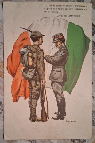 Cartolina ww1 alpino savoia - ww1,