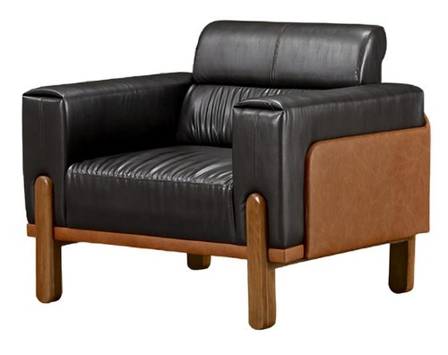 Poltrona posto design nero - 1,