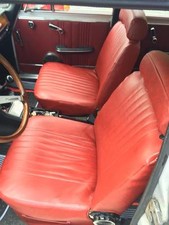 FODERE SEDILI AUTO SU MISURA ALFA GIULIA SUPER 1977 - SIMILPELLE AMARANTO 30-33