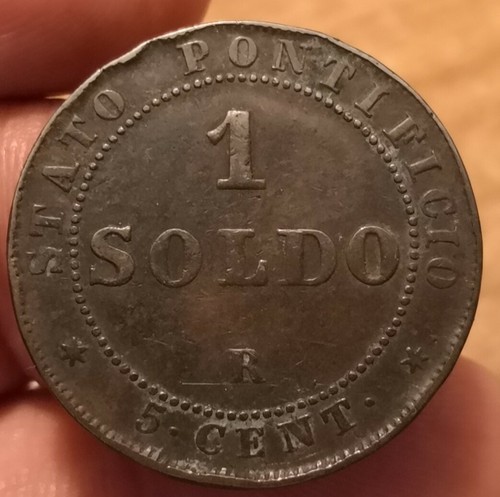 Soldo 1866 stato pontificio - soldo, 1866,