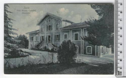 Cartolina marche isola villa - -,