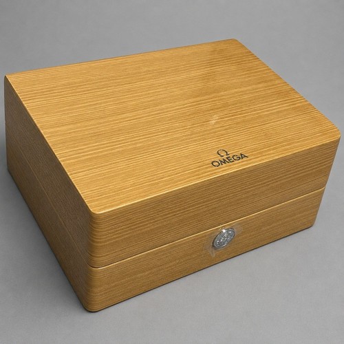 Omega scatola orologio legno - omega,