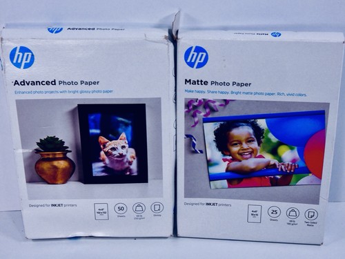 Lotto carta fotografica 4x6 - fotografica, hp