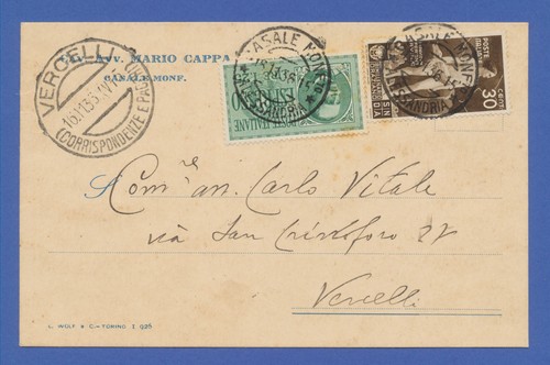 Storia postale espresso italia - postale,