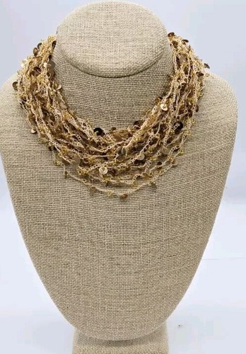 Collana lunga multicolore