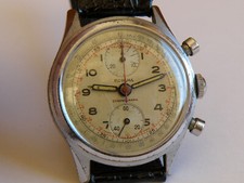 RODANA-CRONOGRAFO-ANNI 50-VALJOUX 77-RUOTA A COLONNE-OVERSIZE (37,5 MM)-BITONALE