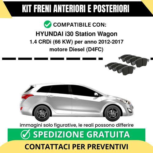Pastiglie freno ant post - freno,