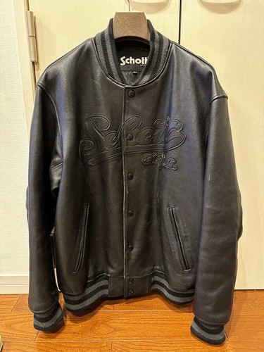 Giacca pelle nera - giacca, schott