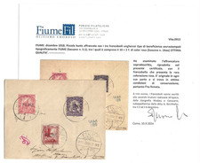 1918 Fiume - Busta con valori