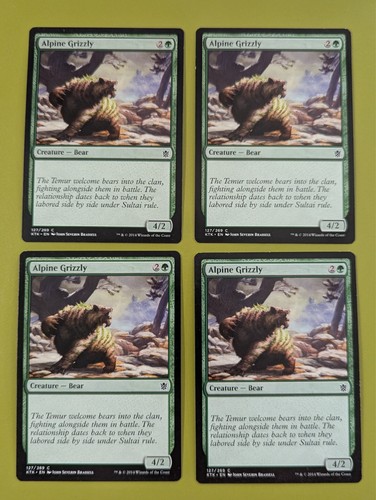 Alpine grizzly khans - grizzly, x4