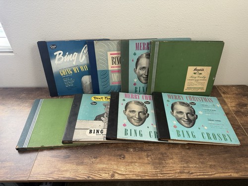Lot empty bing crosby - 8,