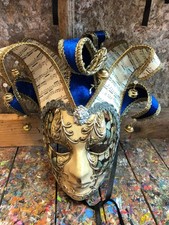 Maschera veneziana da giullare