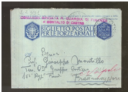 Timbro posta militare brigata - posta,