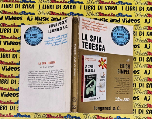 Book libro spia tedesca - libro, la