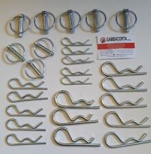 ASSORTIMENTO KIT SET 26 PEZZI SPINE COPPIGLIE ASSORTITE TRATTORE spine elastiche