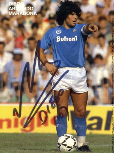 Diego maradona signed - maradona,