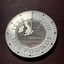 Moneta Inghilterra Da 5 Pounds Commemorativa 2000
