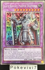 Carte YU-GI-OH! GEM-KNIGHT MASTER DIAMOND RA04-EN178 PSR NEUF