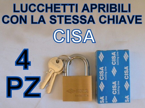 Lucchetti cisa apribili con - lucchetti,