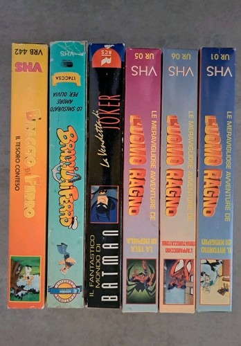 Vhs videocassette titoli in - videocassette, (titoli