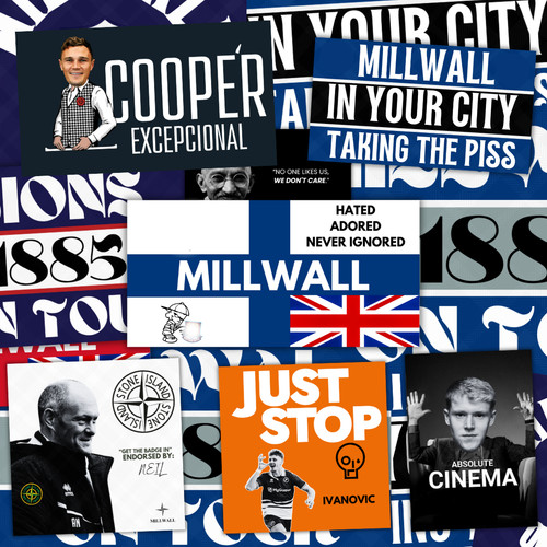 Adesivi ultra x50 millwall - adesivi,