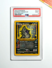 Pokemon PSA 9 Shining Tyranitar #113 Unlimited Neo Destiny 2002 English