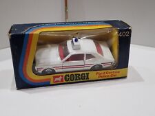 CORGI TOYS 402 FORD CORTINA POLICE CAR CON SCATOLA (1)