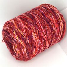 Filato su cono misto lana di alpaca rossa spessa-sottile 400 g / 0,88 libbre *TARIFFA GRATUITA USA*