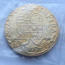 Carlo V - scudo d'oro Napoli - riproduzione - sigillata