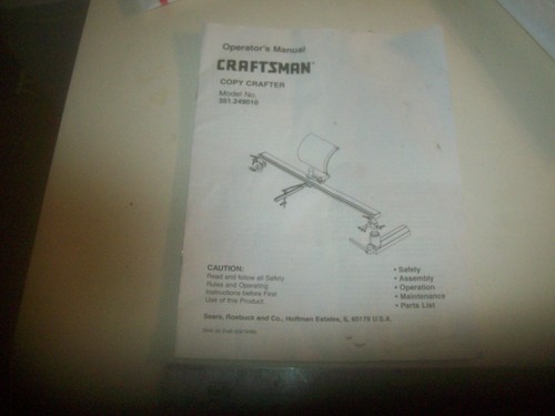 Manuale operatore originale - manuale,