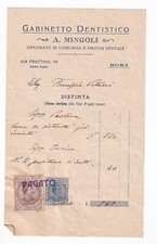 Fattura Roma Gabinetto