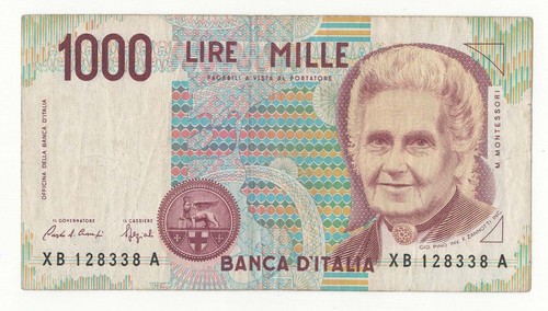 1000 lire montessori - lire,