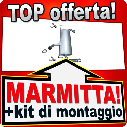 Silenziatore posteriore per - silenziatore,