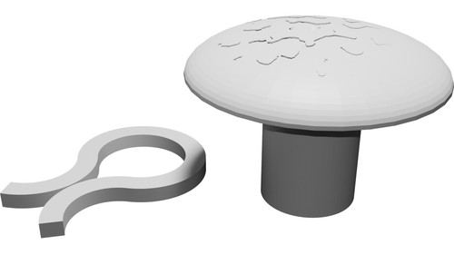 Frag plug corallo con clip - frag,