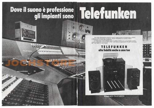 Pubblicità telefunken - pubblicità,