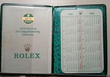 Rolex set 1986 calendar +