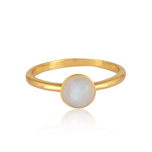 Anello minimalista placcato