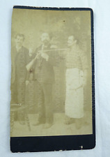 ANTICA FOTOGRAFIA  ARMAIOLO ITALIANO CACCIA CACCIATORE FUCILE NOVI LIGURE FOTO