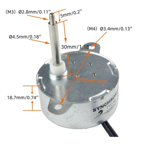 Tyc40 12v 5rpm motore - 5rpm, ac