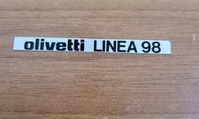 Targhetta originale OLIVETTI