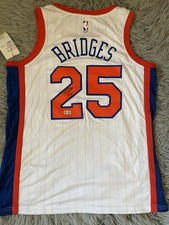 Maglia firmata Mikal Bridges New York Knicks Beckett COA maglia autografata