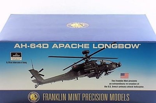 Franklin mint 64d - mint, ah-64d