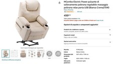 poltrona per anziani