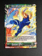 Dragon ball card game super prince of destruction vegeta majin defiance P-320 Pr