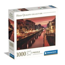 Puzzle Clementoni 1000 Pezzi Navigli di Milano 70x50 Hight Quality Collection