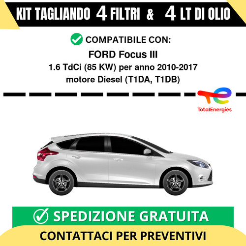 Tagliando per ford focus iii - per,
