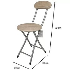 Sgabello Pieghevole In Legno
