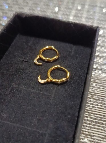 Pendientes aros luna - pendientes,