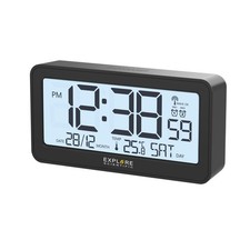 Radiosveglia orologio led nero - radiosveglia,