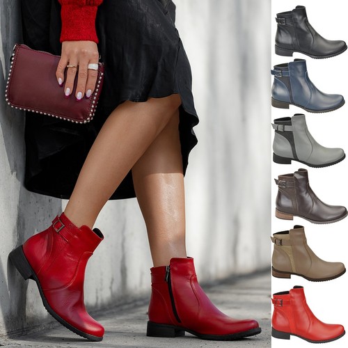 Stivaletti donna vera pelle